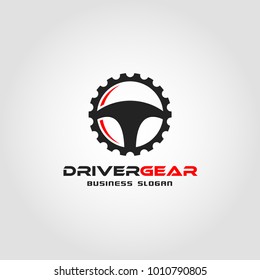 Driver Gear - Auto Combination Logo Template