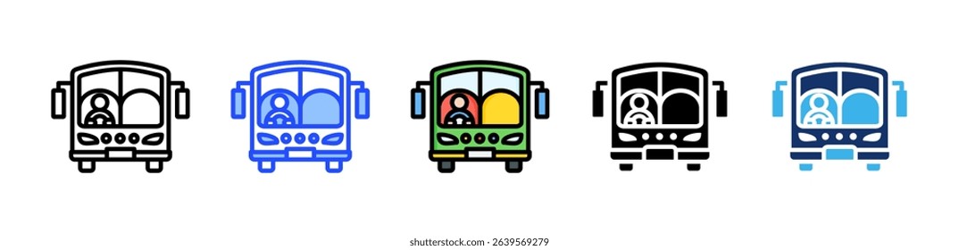 Driver Icon Collection With Multiple Styles