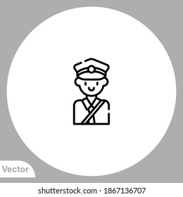 Symbol für das Fahrersymbol, Vektorsymbol, Symbol, Logo-Illustration für Web und Mobile