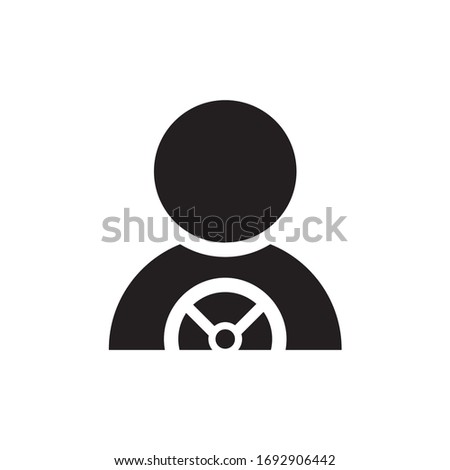 DRIVER ICON , STEERING ICON VECTOR