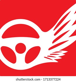 Driver icon Template vector illustration design
