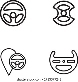 Driver icon Template vector illustration design
