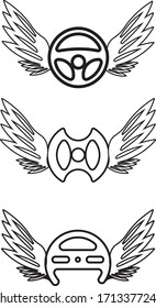 Driver icon Template vector illustration design
