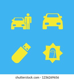 driver icon. driver vector icons set car, man with car, flash driver and arab woman