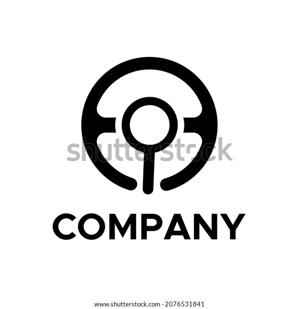 Driver job logo vector\
design template