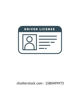 Driver licence icon design. vector illustration