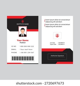 Icono de Licencia del conductor en estilo plano. Ilustración vectorial de documento de Identificación sobre fondo aislado. Concepto de negocio de signo de tarjeta de Perfil