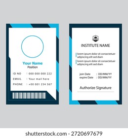 Icono de Licencia del conductor en estilo plano. Ilustración vectorial de documento de Identificación sobre fondo aislado. Concepto de negocio de signo de tarjeta de Perfil