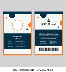 Icono de Licencia del conductor en estilo plano. Ilustración vectorial de documento de Identificación sobre fondo aislado. Concepto de negocio de signo de tarjeta de Perfil
