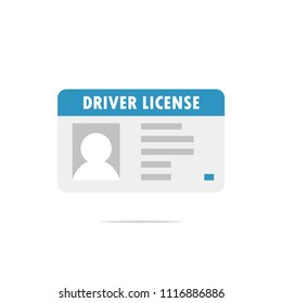 Driver License Icon Vector