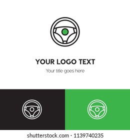 Driver logo template. Logo branding for your new company. File can be use vector eps and image jpg formats
