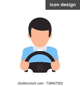 Driver man icon