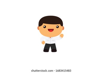 Ilustración del vector de profesión del conductor