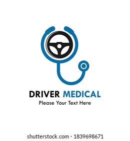 Driver medical logo template illustration