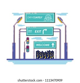 driver safely campaign label