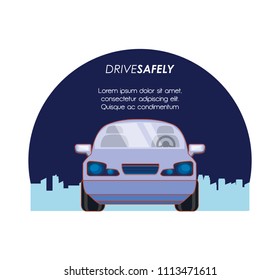 driver safely campaign label
