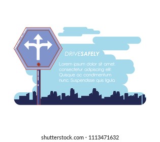 driver safely campaign label