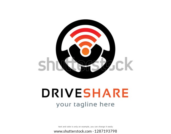 Driver Search or Share Logo\
Template Design Vector, Emblem, Concept Design, Creative Symbol,\
Icon