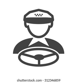 Driver, taxi, van icon vector image. Can also be used for activities. Suitable for use on web apps, mobile apps and print media.