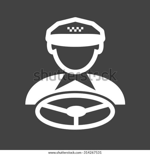 Driver, taxi, van icon vector image. Can also be\
used for activities. Suitable for use on web apps, mobile apps and\
print media.