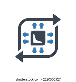 Symbol für Treiberaktualisierung (Vektorgrafik)