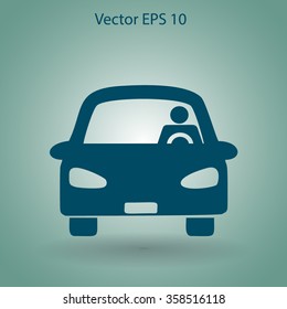 driver vector icon