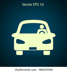 driver vector icon