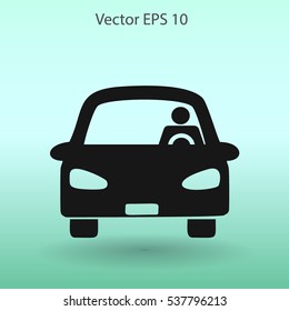 driver vector icon