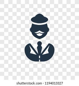 Driver vector icon isolated on transparent background, Driver transparency logo concept