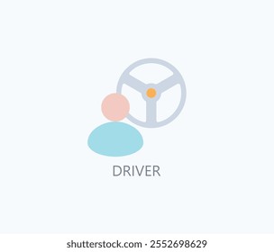 Ilustração Do Símbolo Do Vetor, Ícone Ou Sinal De Logotipo Do Driver