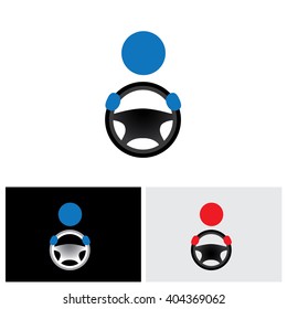 driver vector logo icon in eps 10 format