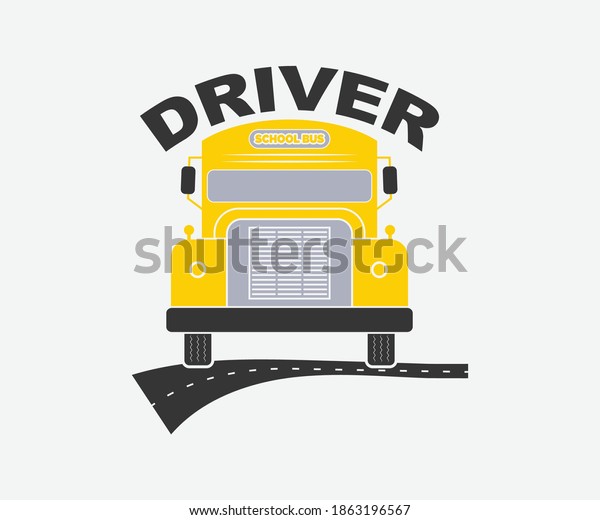  Driver. Vintage typography design with school
supplies and Back to School Sale text. Vector School Bus driver
typography T-Shirt design.