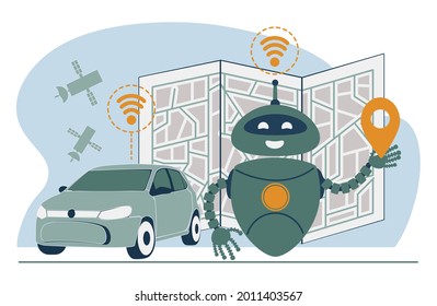 Driverless transport legislation abstract concept vector illustration set. Artificial intelligence regulations, autonomous taxi driving, AI development, future transport system abstract metaphor.