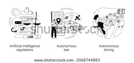 Similar – Image, Stock Photo Regulativ | on the road again