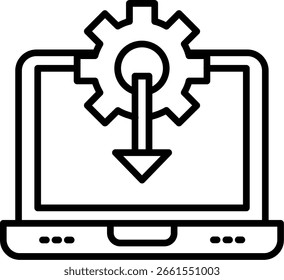 Drivers Line vector Icon Design