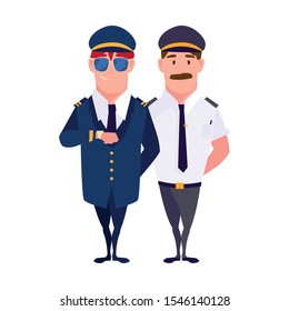 drivers persons design, Worker professional working occupation job corporate employee and service theme Vector illustration