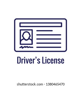 Drivers Test & License Icon Set and Web Header Banner