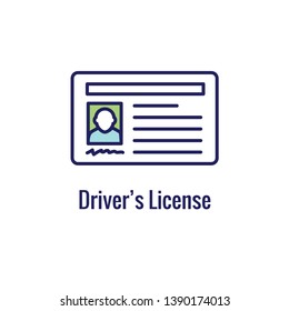 Drivers Test & License Icon Set and Web Header Banner