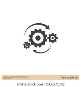 Drivetrain Icon Vector illustration simple design element