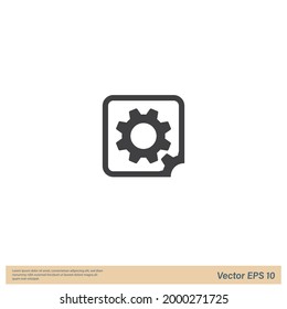 Drivetrain Icon Vector illustration simple design element
