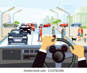 Driving in the city