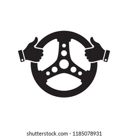 driving icon, wheel icon