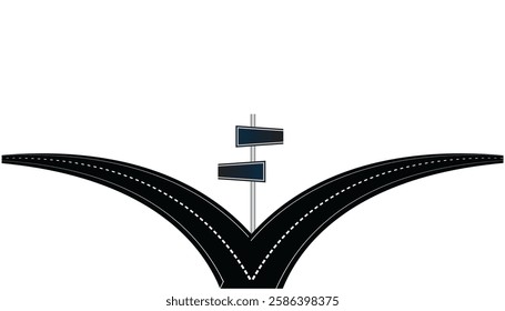 Driving Innovation direction highway vector illustration design background