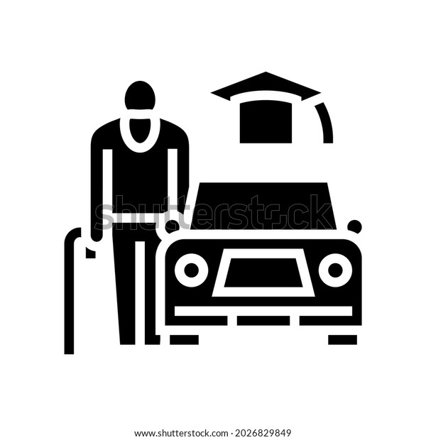 driving
lessons for seniors glyph icon vector. driving lessons for seniors
sign. isolated contour symbol black
illustration