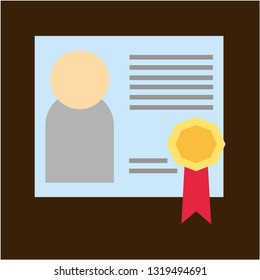 Driving licence icon
