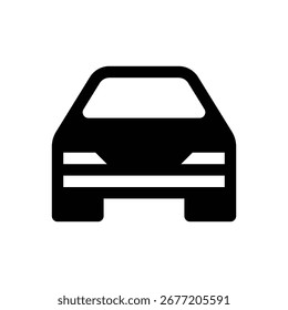 Carta de condução. Ícone de vetor de traçado com contorno e detalhes preenchidos em preto.