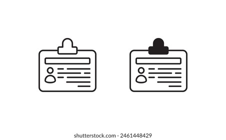 Driving License icon design with white background stock illustration