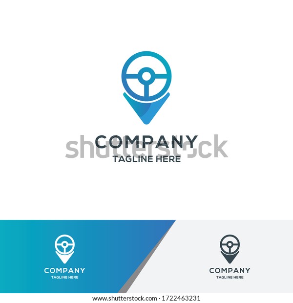 driving location\
logo, suitable for your\
company