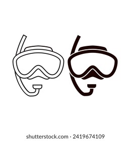 Driving mask icon, Vector Graphics