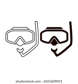 Driving mask icon, Vector Graphics